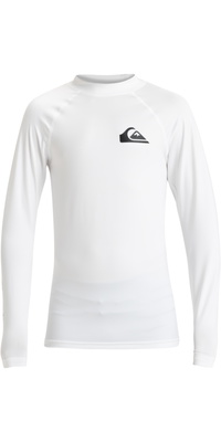2026 Quiksilver Junior Everyday Lange Mouwen Lycra Vest AQBWR03065 - White