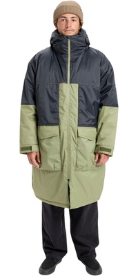 2026 Quiksilver Heren Volledig Uitgeruste Poncho -jas Met Capuchon EQYJK04188 - Loden Green