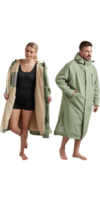 2026 Red Paddle CO Lange Mouw Pro Verandering Robe Evo 002-009-006-0253 - Sage Green