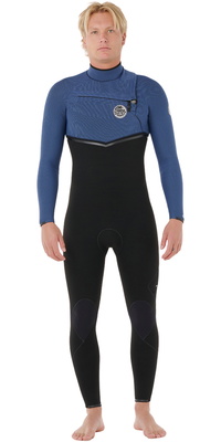 2026 Rip Curl Mens E-Bomb 3/2mm Chest Zip Wetsuit 17SMFS - Navy
