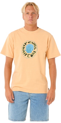 2025 Rip Curl Heren Rauwe Energie Visions Tee 0OGMTE - Mandarin Zest