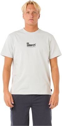 2025 Rip Curl Heren Vaporcool Searchin Tee 0NMMTE - Iced Grey