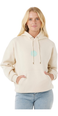 2025 Rip Curl Dames Icons Of Surf Heritage Hoodie 06NWFL - Shell