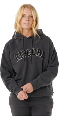 2025 Rip Curl Dames Varsity Hoodie 08HWFL - Washed Black