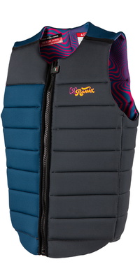 2026 Ronix Heren Purple Haze Impact Vest R25V-IMP-PUR - Psychedelic Blue / Grey