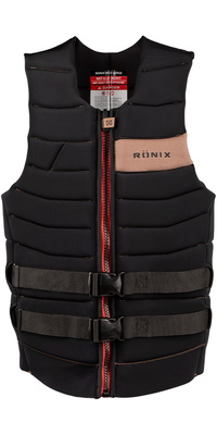 2026 Ronix Heren Vader Impact Vest R25V-IMP-VAD - Black / Mocha