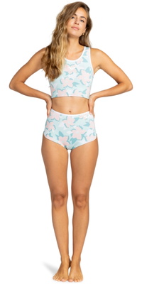 2025 Roxy Womens Rise 1mm Neoprene Top ERJW003003 - Harbor Gray