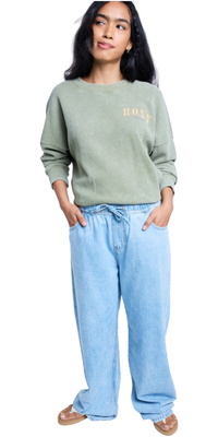 2025 Roxy Dames Joggingbroek Met Prachtig Uitzicht ERJDP03313 - Beau Blue