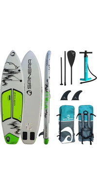 2026 Spinera Light 106 ISUP-pakket Incl. Aluminium Peddel, Leash, Pomp En Tas SP-SUP-LI25-106 - Grijs / Groen