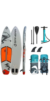 2026 Spinera Light 112 ISUP-pakket Incl. Aluminium Peddel, Leash, Pomp En Tas SP-SUP-LI25-112 - Grijs / Oranje
