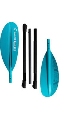 2026 Spinera Performace Glasvezel 5-delige 240cm Kajak Peddel SP-K-PAD-FIB-TE - Kajakpeddel SP-K-PAD-FIB-TE. Teal