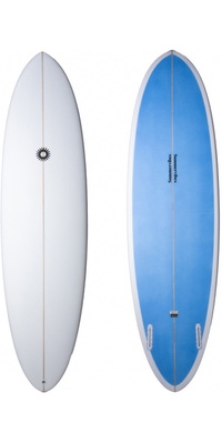 2026 Summer Vibes Mid Twin Surfboard EGSVSUMT-WHT - White