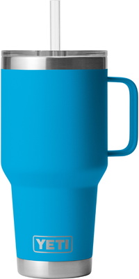 2026 YETI Rambler 35 Oz Rietjesbeker 70000002540 - Big Wave Blue