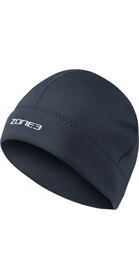 2026 ZONE3 Active -Flex 3mm Yulex Swim Beanie NA25UAFSB104 - Grey / Oranje