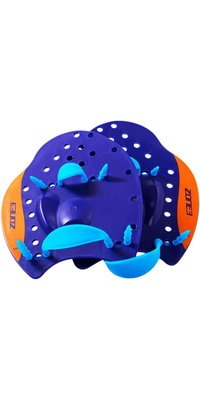 2026 ZONE3 Power Stroke Zwemhandpaddels SA18CPAD - Blue / Rood