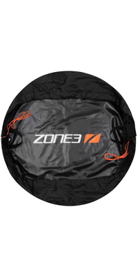 2026 ZONE3 Wetsuit Verschoonmat RA24WSCM101 - Black / Oranje