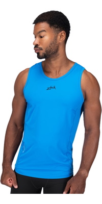2026 Zhik Heren Eco Spandex LT Race Singlet VST-0140-M-CYA - Cyan