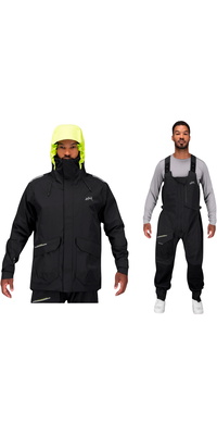 2026 Zhik Heren OFS600 Offshore Cruising Jacket & OFS700 Salopettes Zeilpak ZMOFS600JASCS - Black