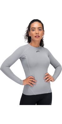 2026 Zhik Dames Eco Spandex LT Long Sleeve Baselayer Top DTP-0163-W-PLT -.. Platinum