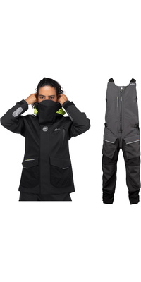 2026 Zhik Dames OFS700 Offshore Jacket & OFS800 Salopettes Zeilpak ZWOFS600JASCS - Black