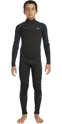 2026 Billabong Junior Absolute 4/3mm Rug Ritssluiting Wetsuit 24CW211603 - Ocean