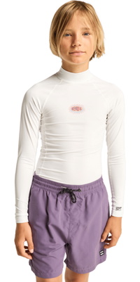2026 Billabong Junior Heruitgave Lycra-vest Met Lange Mouwen EBBWR03010 - White