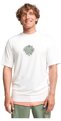 2026 Billabong Heren Solar Flare Loszittend Lycra-hemd Met Korte Mouwen EBYWR03028 - White