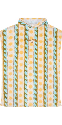 2026 Billabong Dames Badhanddoek Met Capuchon EBJAA00134 - Salt Crystal