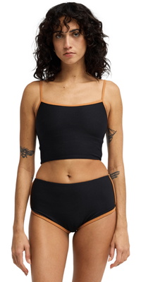 2026 Billabong Dames Tanlines Surf Tank Bikini Top 24O171602 - Black