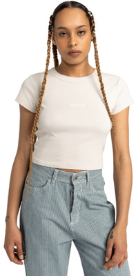 2026 Element Dames Lage Crop T-shirt ELJKT00117 - Oat Milk