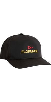 2026 Florence Marine X Mens Logo Structured Twill Hat FHW00051 - Black