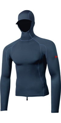 2026 Florence Marine X Heren Lycra-vest Met Lange Mouwen En Capuchon FMSS00030 - Dark Navy
