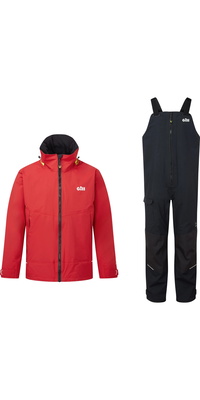2026 Gill Heren OS3 Coastal Zeilpak OS33JOS33T - Rood / Black