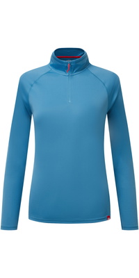 2026 Gill Dames UV Tec Long Sleeve Zip Tee UV009W - Seascape