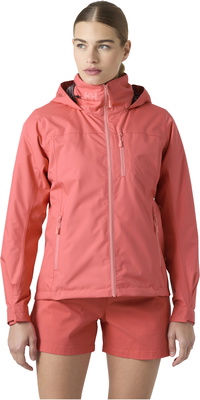 2026 Helly Hansen Dames Crew Hooded Midlayer Jacket 2.0 34447 - Sunset Pink