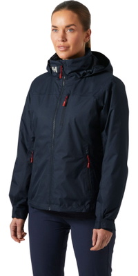 2026 Helly Hansen Dames Crew Hooded Jas 34527 - Navy