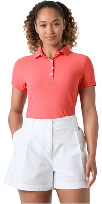 2026 Helly Hansen Dames Crewline Polo Top 53049 - Sunset Pink