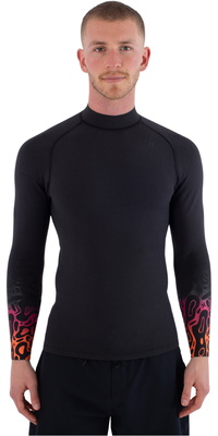 2026 Hurley Heren Air 1/ 1mm Bubble Degrade Wetsuitjack MSJTL13101 - Black Bubble