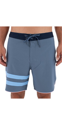 2026 Hurley Heren Phantom Eco Block Party Solid 18 Boardshorts HSP26MMBS07158 - Grey Teal