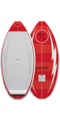 2026 Hyperlite -shift Wakesurfer-board H26SHF.1 - Wit / Red
