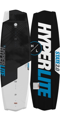 2026 Hyperlite State Wakesurfer Board H26ST.1 - Black / Wit