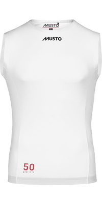 2026 Musto Heren Championship Rash Bib 82092 - White