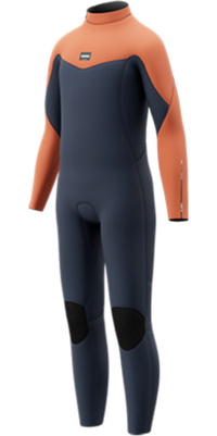 2026 Mystic Kids Star 3/2mm Rug Ritssluiting Wetsuit 35000.260051 - Navy / Orange