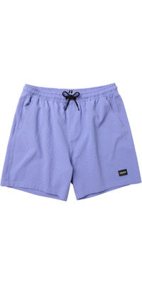 2026 Mystic Heren Brand Structuur Zwem Short 35107.26065 - Iris Blue