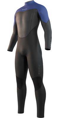 2026 Mystic Heren Star 5/3mm Rug Ritssluiting Wetsuit 35000.250025 - Black / Blue