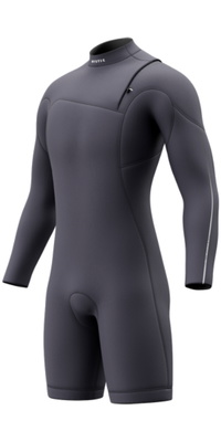 2026 Mystic Heren The One 3/2mm Ritssluiting-vrij Lange Mouwen Shorty Wetsuit 35000.260061 - Dark Navy