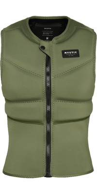2026 Mystic Dames Star Front Zip Impact Vest 35005.230232 - Olive Green