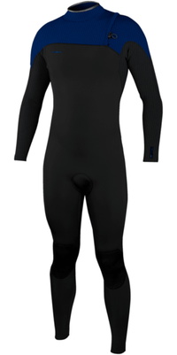 2026 ONeill Heren Hyperfreak Comp 3/2mm Zipless Wetsuit 4970 - Black / Twilight Blue