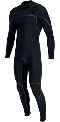 2026 ONeill Heren Hyperfreak Fire 3/2mm+ Borst Ritssluiting Wetsuit 5660 - Carbon / Carbon