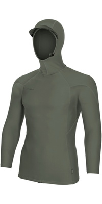 2026 ONeill Heren Hyperfreak Skins Lycra-vest Met Lange Mouwen En Capuchon 5689 - Chimera / Chimera
